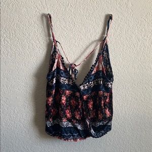 Crop Top Shirt - Open Back